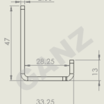 SLT Telescopic door floor guide - GEZE - ganzdoor.eu