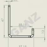 SLT Telescopic door floor guide - GEZE - ganzdoor.eu