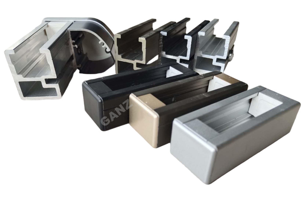 Powerturn F roller guide rail for sensor mount - GEZE - ganzdoor.eu