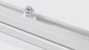 Powerturn F roller guide rail for sensor mount - GEZE - ganzdoor.eu